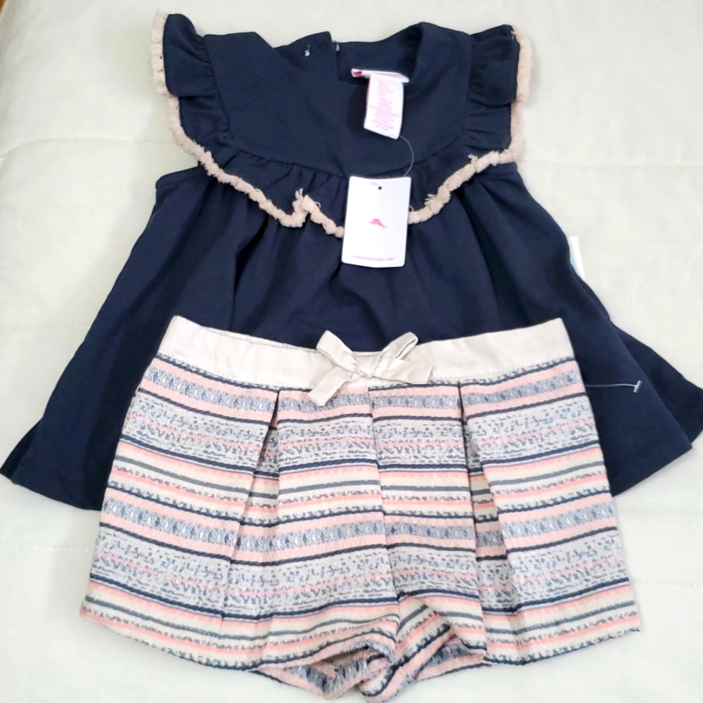 Tommy Bahama Girls Blue Two Piece Set